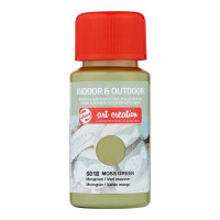 Χρώμα Indoor & Outdoor 50 ml Moss Green 6018