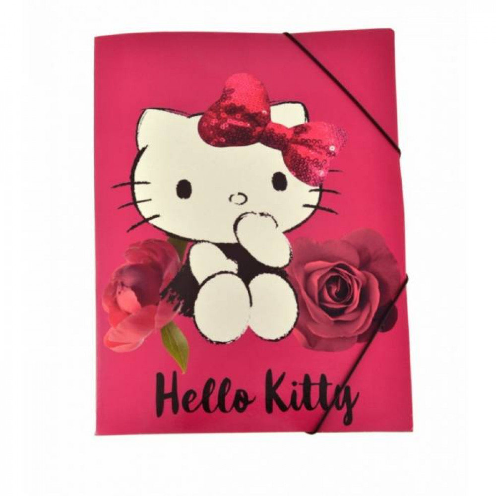 Ντοσιέ με λάστιχο Hello Kitty 25X35