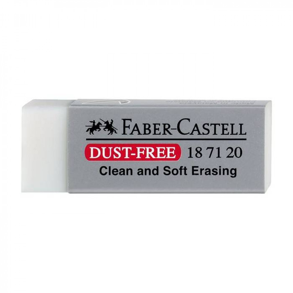 Γόμα Faber Castell Dust Free Λευκή