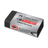 Γόμα Faber Castell Dust Free μαύρη