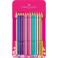 Σετ ξυλομπογιές Faber Castell Sparkle 12 τεμ 201737