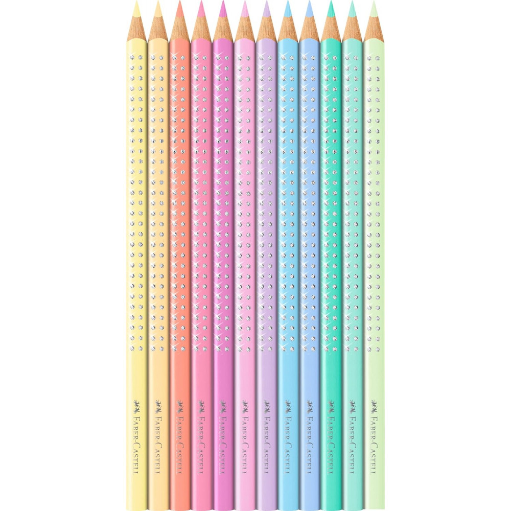 Σετ ξυλομπογιές Faber Castell Sparkle Pastel 12 τεμ 201910