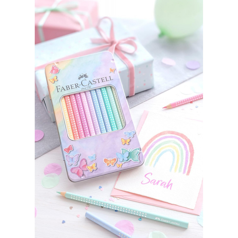 Σετ ξυλομπογιές Faber Castell Sparkle Pastel 12 τεμ 201910