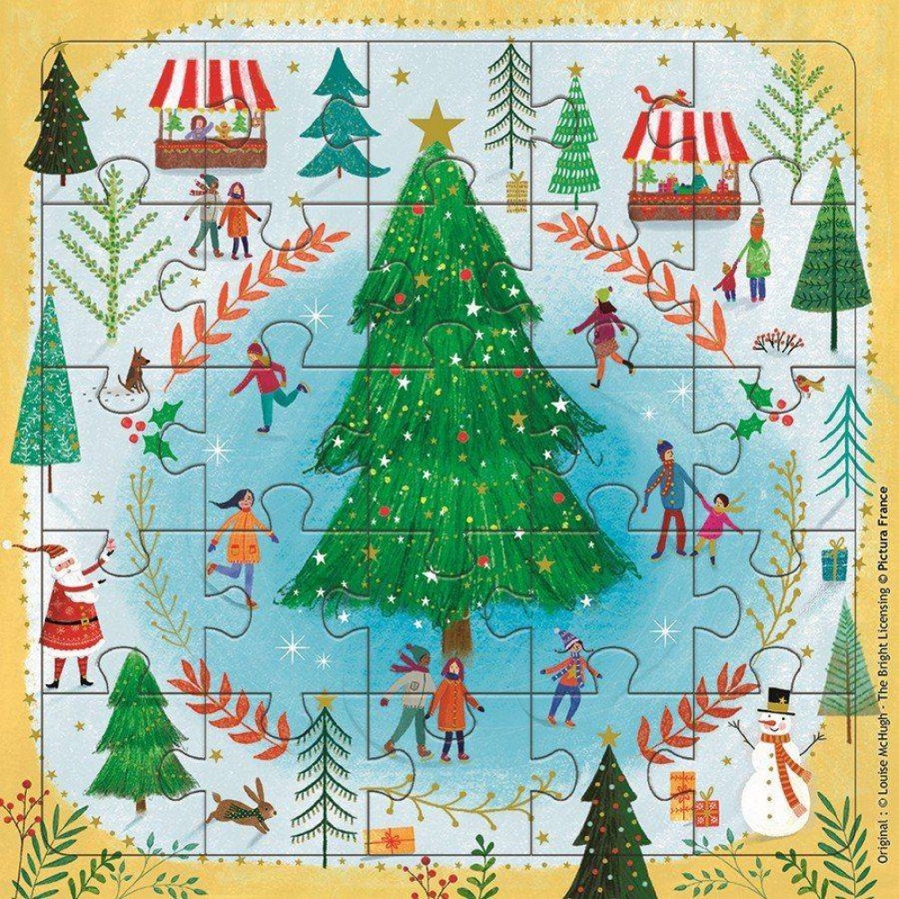 Χριστουγεννιάτικη κάρτα Pictura Puzzle Christmas Tree