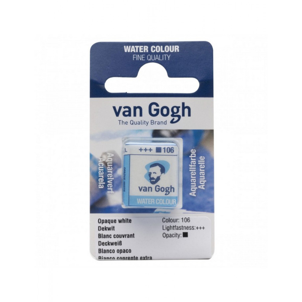 Κύβος ακουαρέλας Van Gogh Opaque White 106