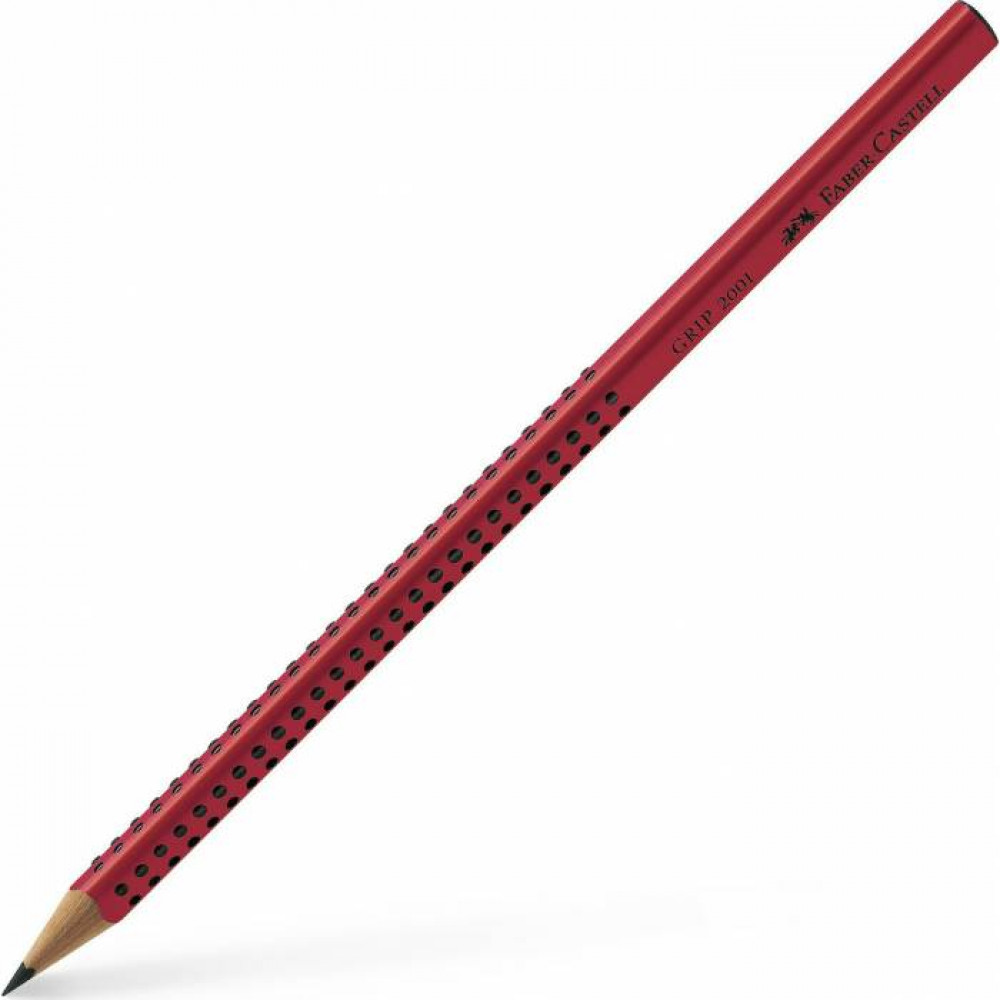 Μολύβι Faber Castell Grip 2001 κόκκινο B