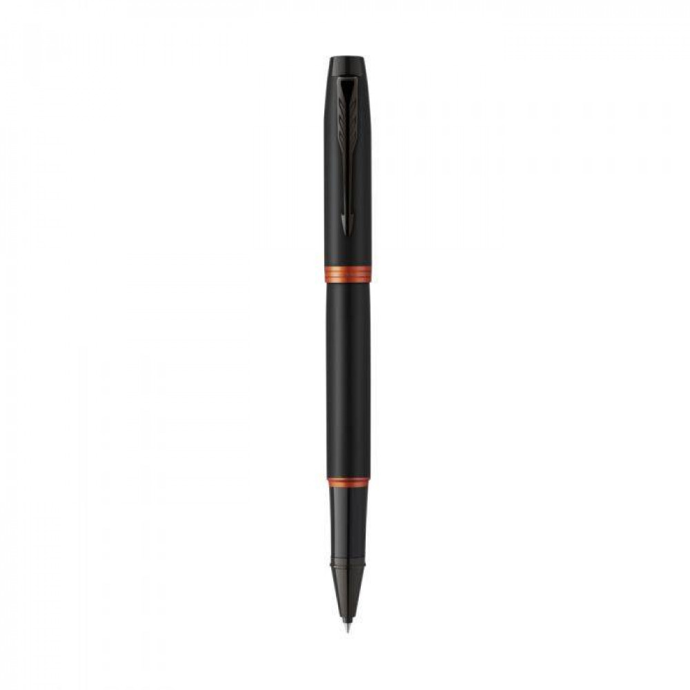 Rollerball Parker IM Acromatic Flame Orange Vibrant Ring BT