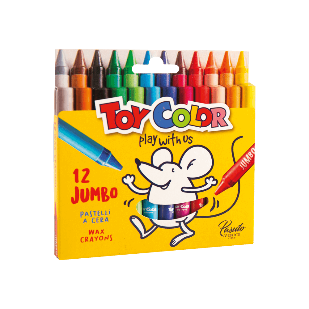 Κηρομπογιές Toy Color Jumbo 12τεμ