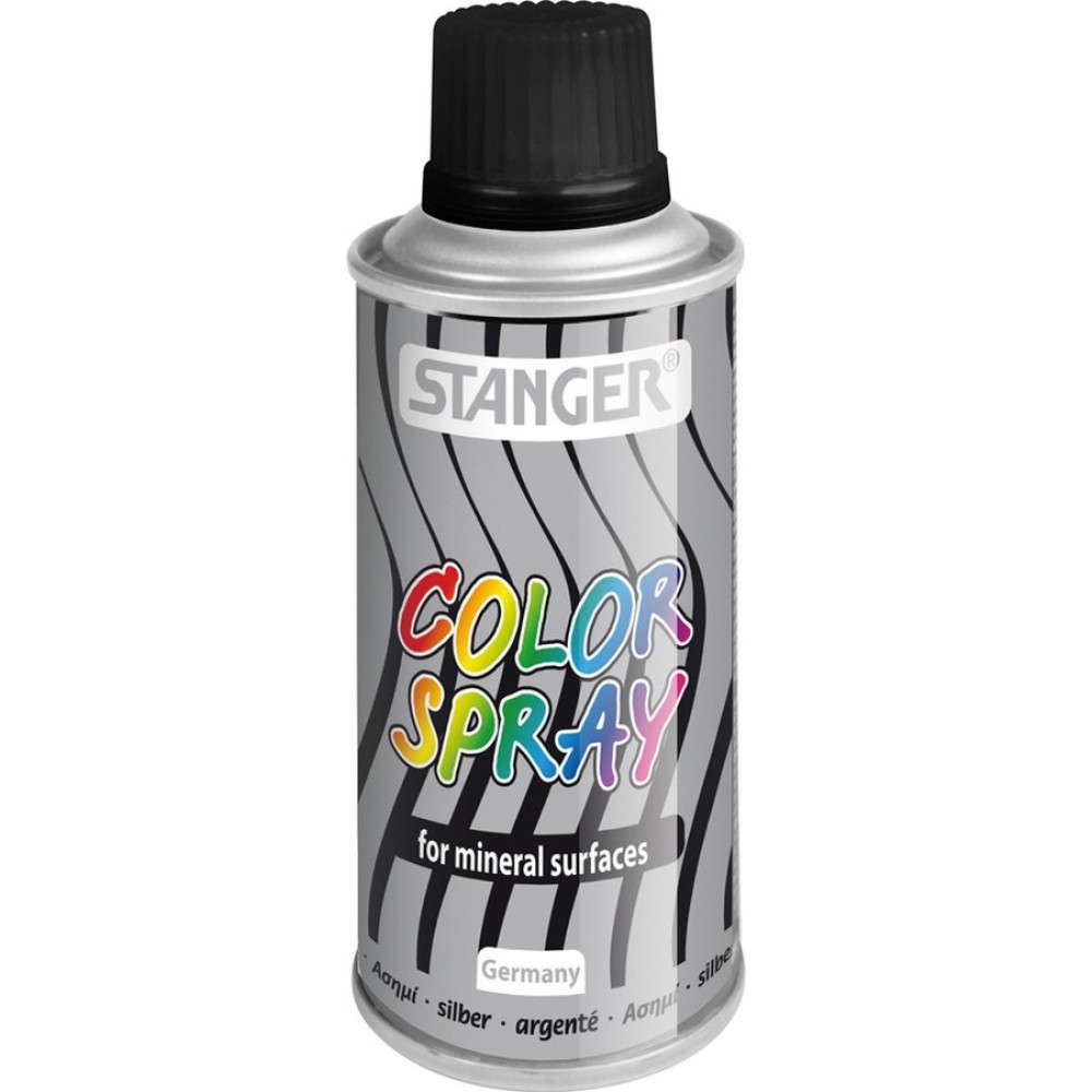 Χρώμα Ξύλου Stanger Graffiti Spray 150ml ασημί