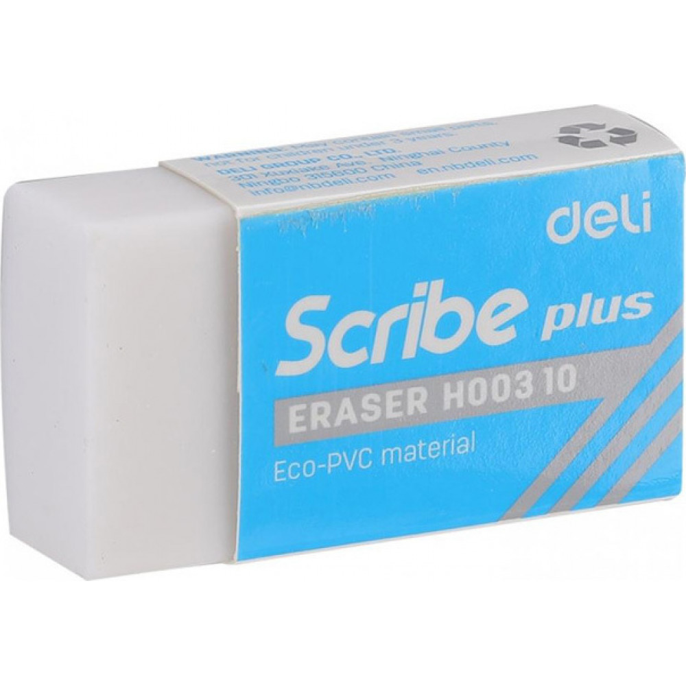 Γόμα Deli Scribe plus 40x22x12mm