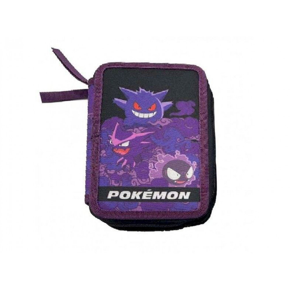 Κασετίνα Pokemon Διπλή Τετράγωνη Γεμάτη Gengar