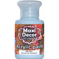 Ακρυλικό χρώμα Maxi Decor 60ml Μπλε του Ουρανού