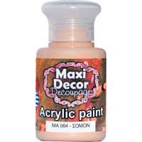 Ακρυλικό χρώμα Maxi Decor 60ml Σομόν ΜΑ 064