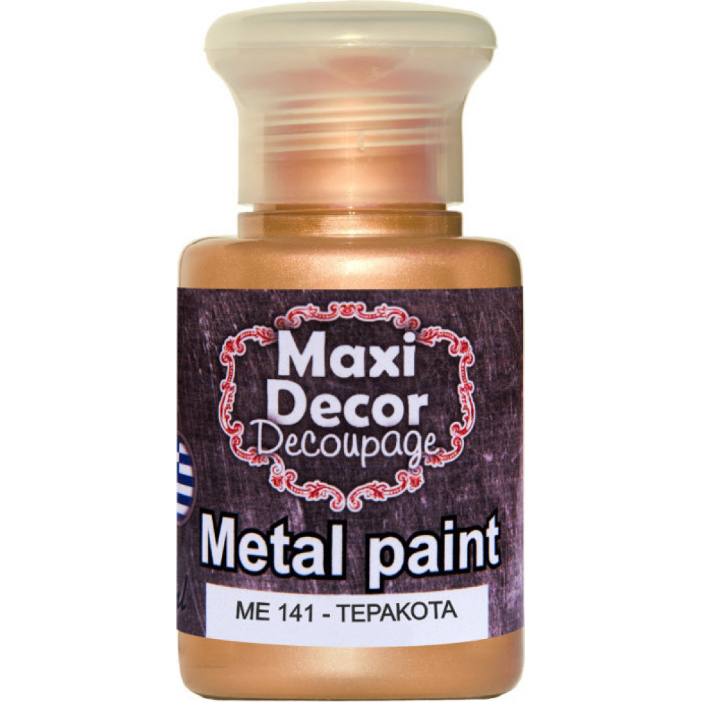 Ακρυλικό Μεταλλικό χρώμα Maxi Decor 60ml Τερακότα