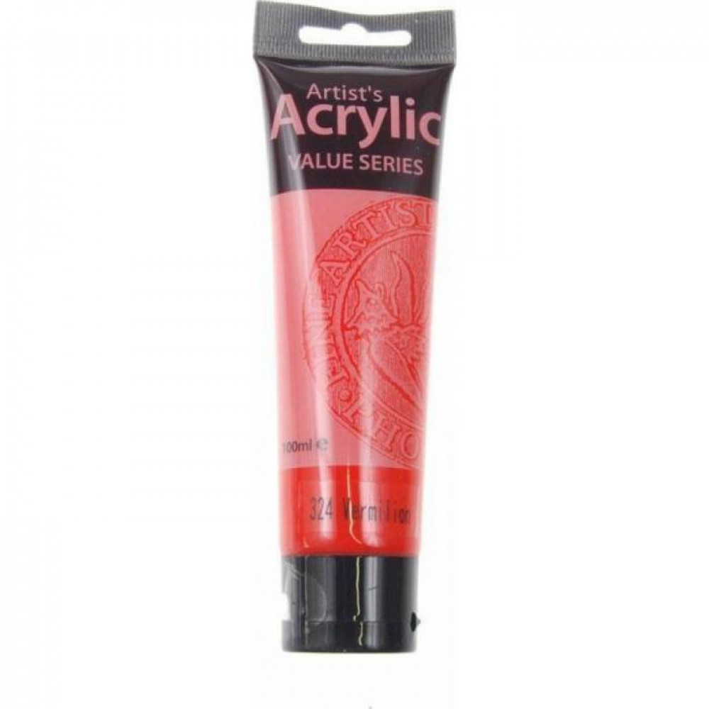 Ακρυλικό χρώμα Artist's Acrylics Vermilion 100ml 324