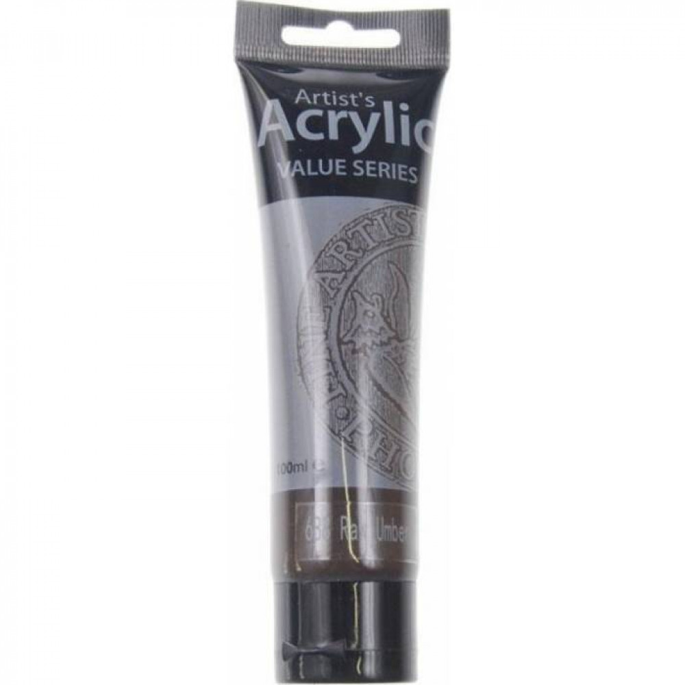 Ακρυλικό χρώμα Artist's Acrylics Raw Umber 100ml 688