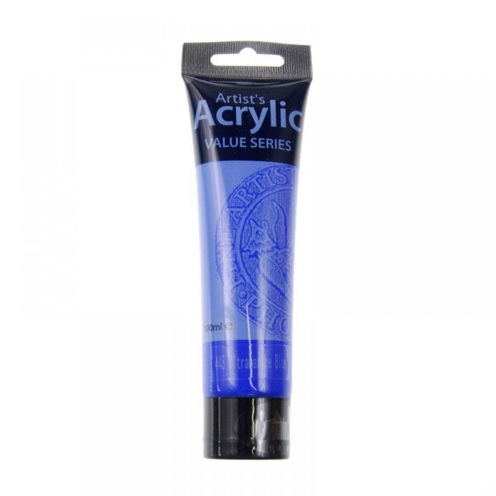 Ακρυλικό χρώμα Artist's Acrylics Ultramarine 100ml 443