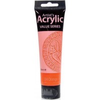 Ακρυλικό χρώμα Artist's Acrylics Orange 100ml 304