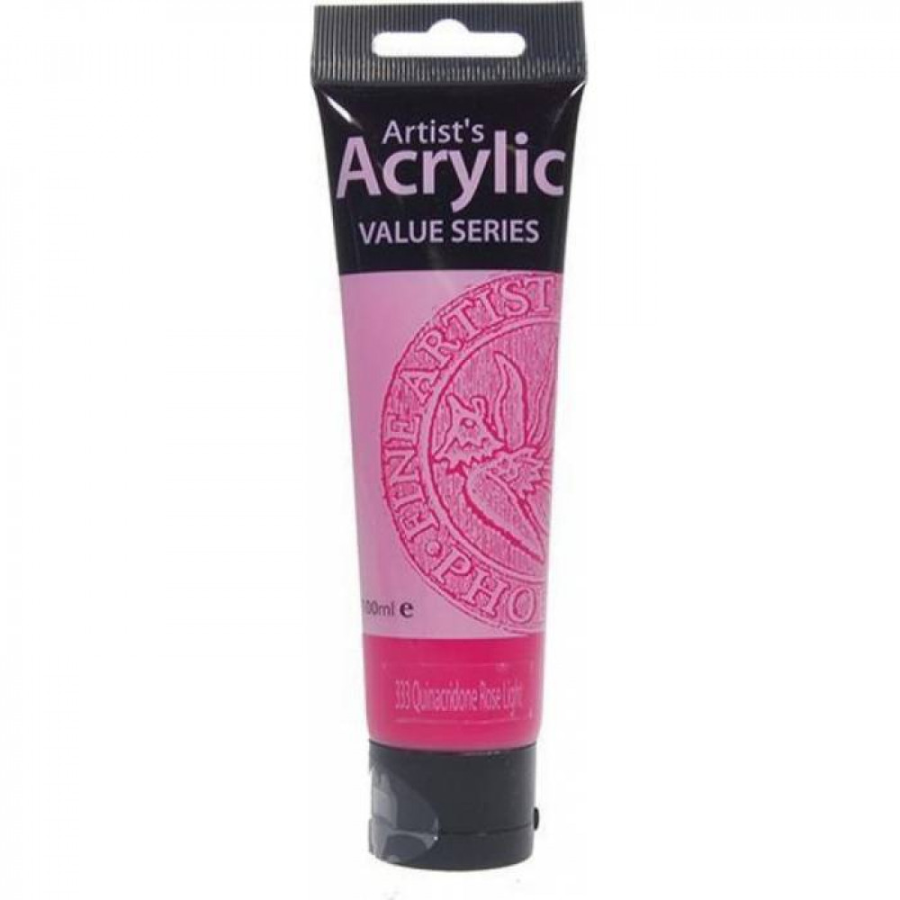 Ακρυλικό χρώμα Artist's Acrylics Quinacridone Rose Light 100ml 333