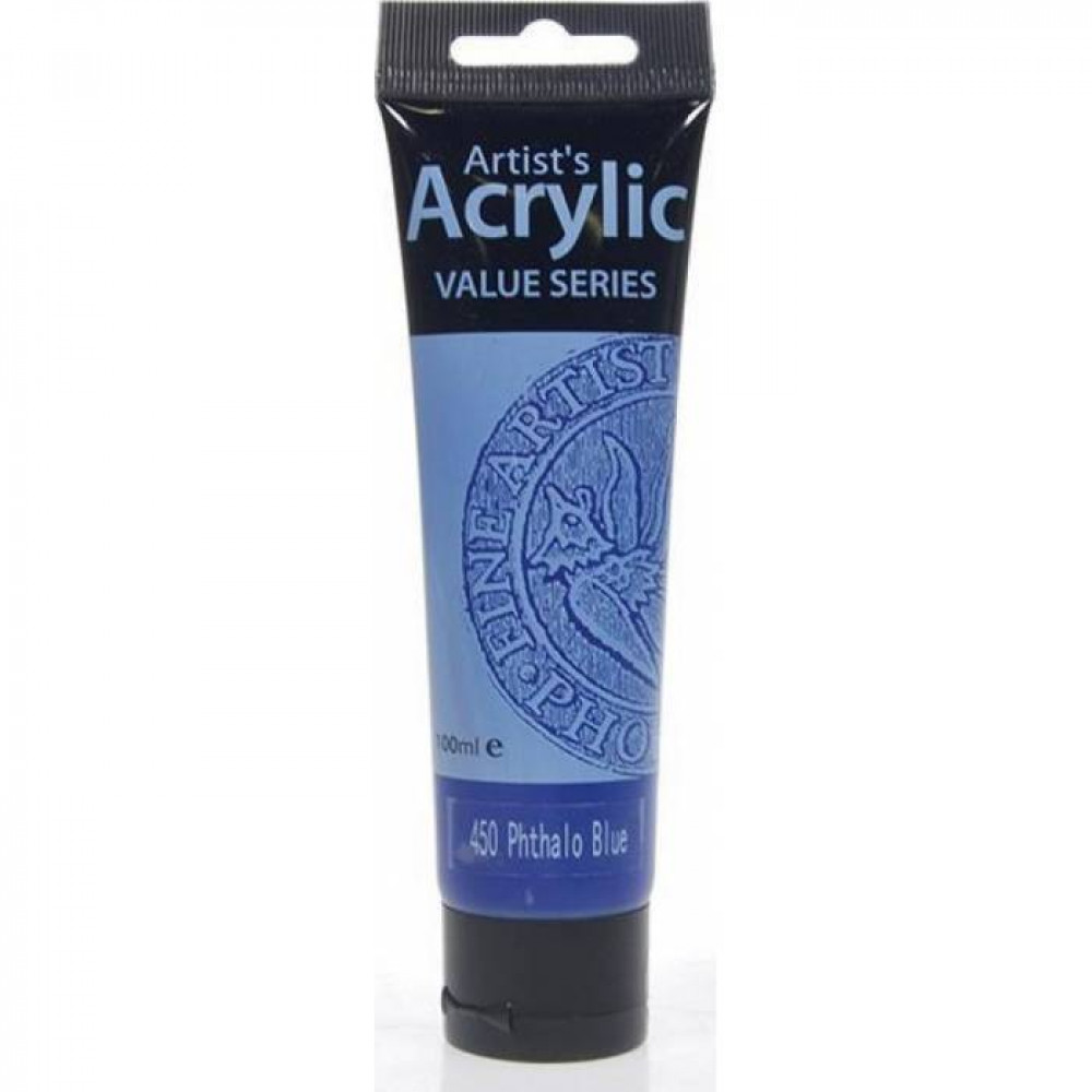 Ακρυλικό χρώμα Artist's Acrylics Phthalo Blue 100ml 450