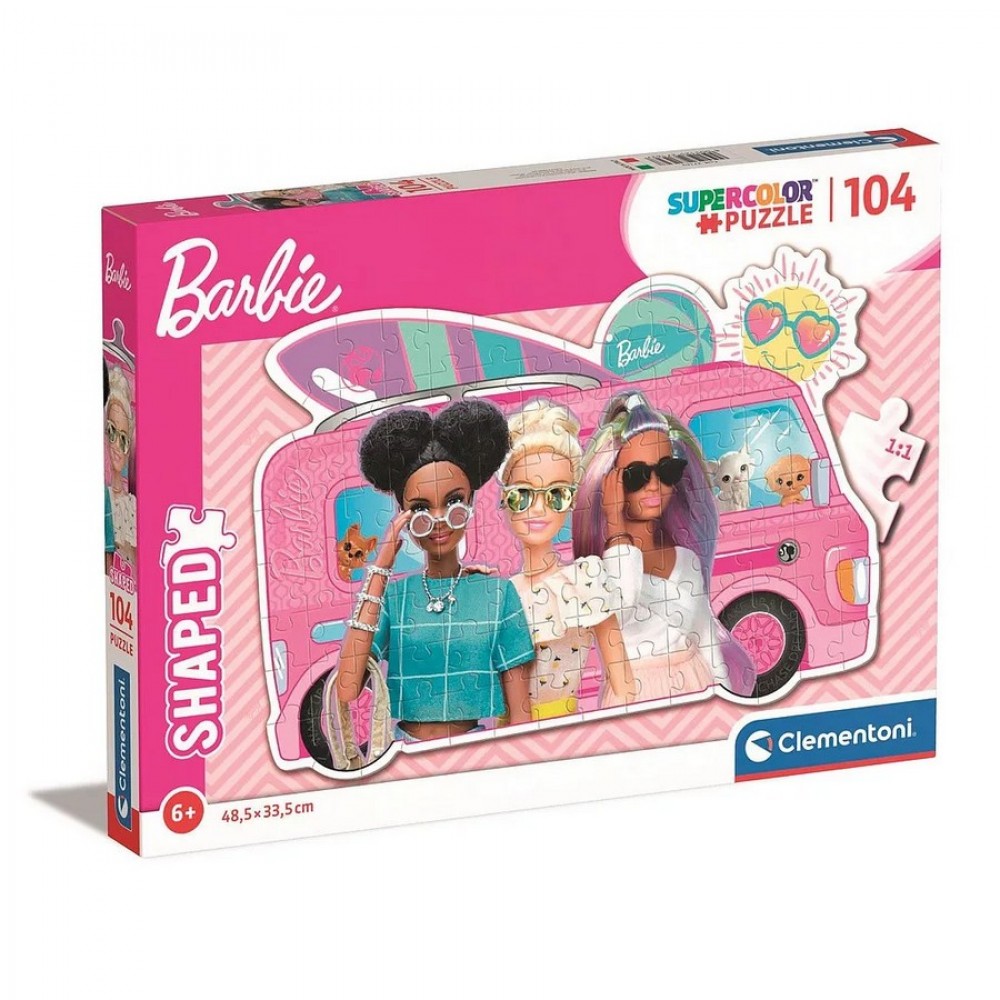 Παζλ Clementoni Barbie Car 104 τεμ