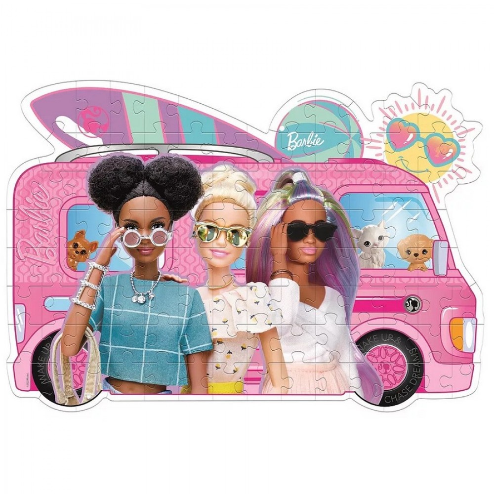 Παζλ Clementoni Barbie Car 104 τεμ