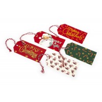 Gift tags Tri-Coastal 20τεμ Merry Xmas