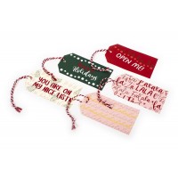 Gift tags Tri-Coastal 20τεμ Happy Holidays