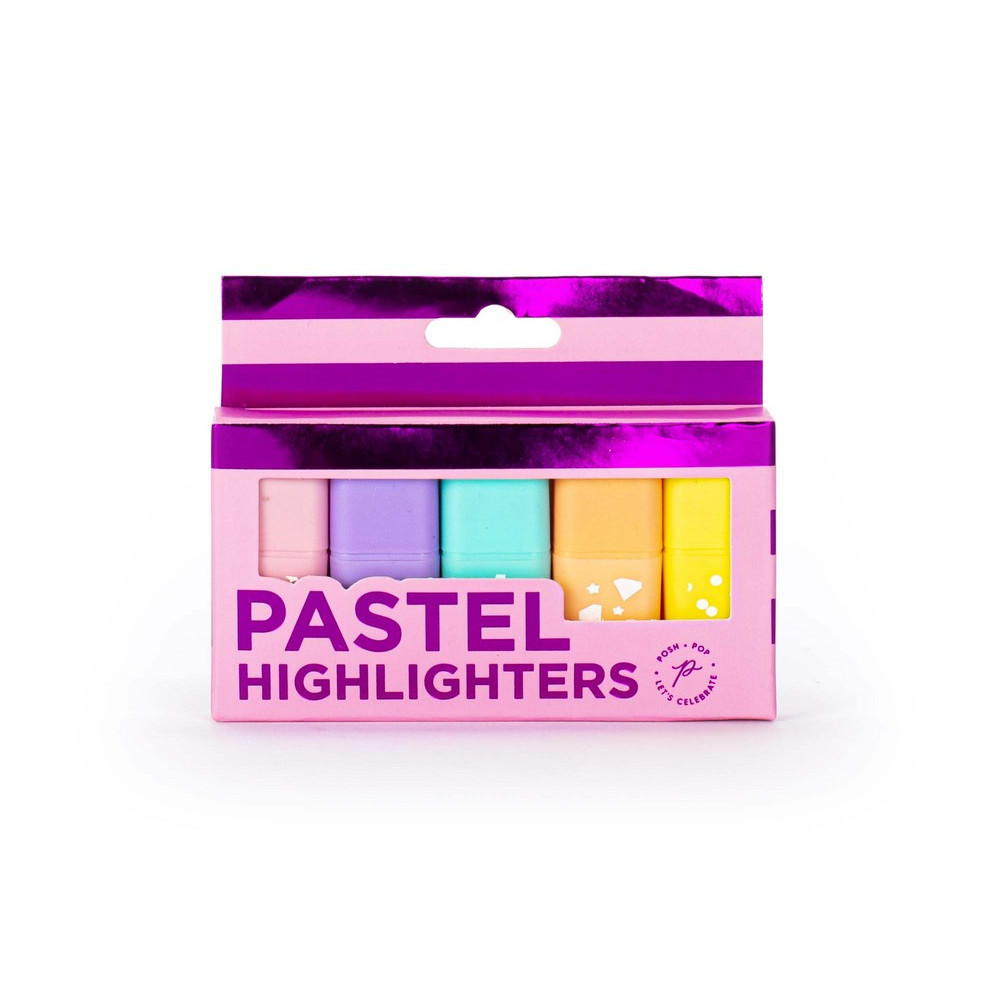 Σετ υπογραμμιστές Tri-Coastal mini pastel 5τεμ.