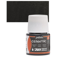 Καλυπτικό Σμάλτο Pebeo Ceramic 45ml Black 14