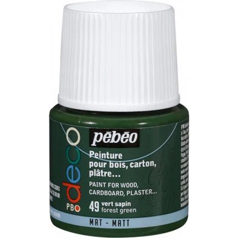 Χρώμα Ακρυλικό Pebeo Matt Deco
 45ml Forest green 49