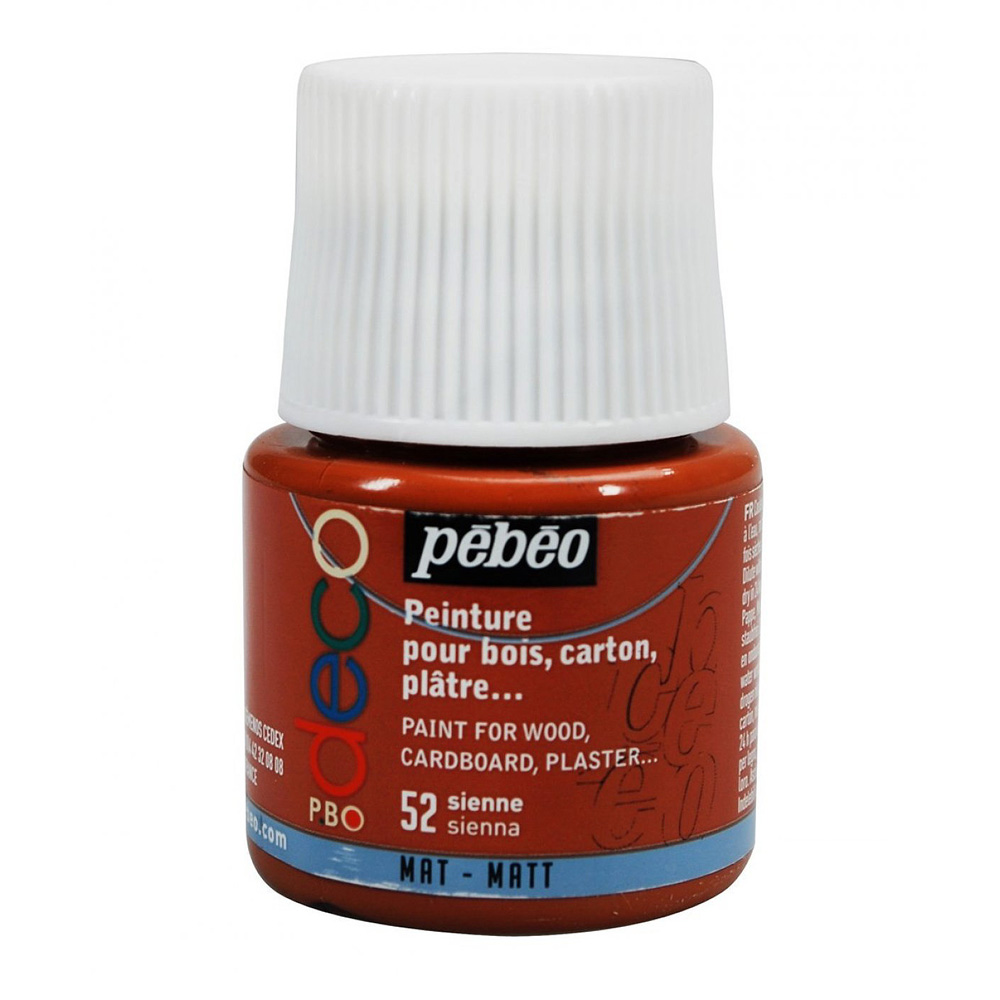 Χρώμα Ακρυλικό Pebeo Matt Deco 45ml Sienna 52