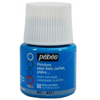 Χρώμα Ακρυλικό Pebeo Matt Deco 45ml Caribbean Blue 80