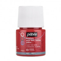 Χρώμα Ακρυλικό Pebeo Matt Deco 45ml Cherry Red 83