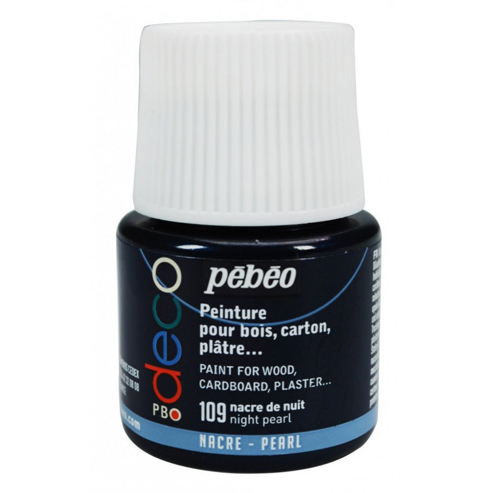 Χρώμα Ακρυλικό Pebeo Deco
 45ml Night Pearl