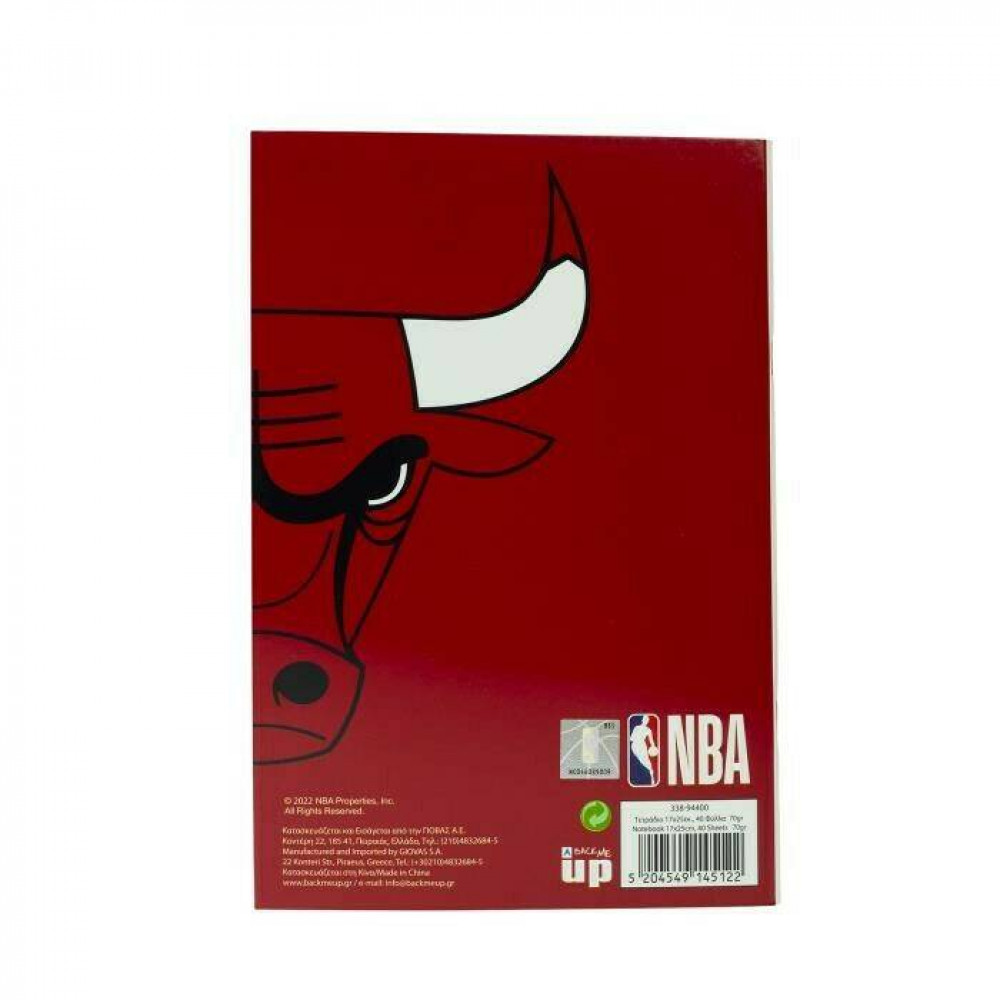 Τετράδιο καρφίτσα BMU NBA Milwaukee Bucks - Chicago Bulls 17x25