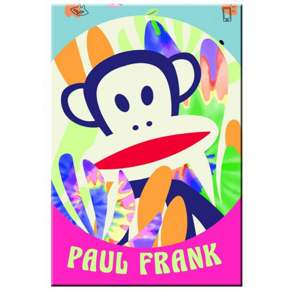 Τετράδιο καρφίτσα BMU Paul Frank Dance off 17x25cm 346-71400