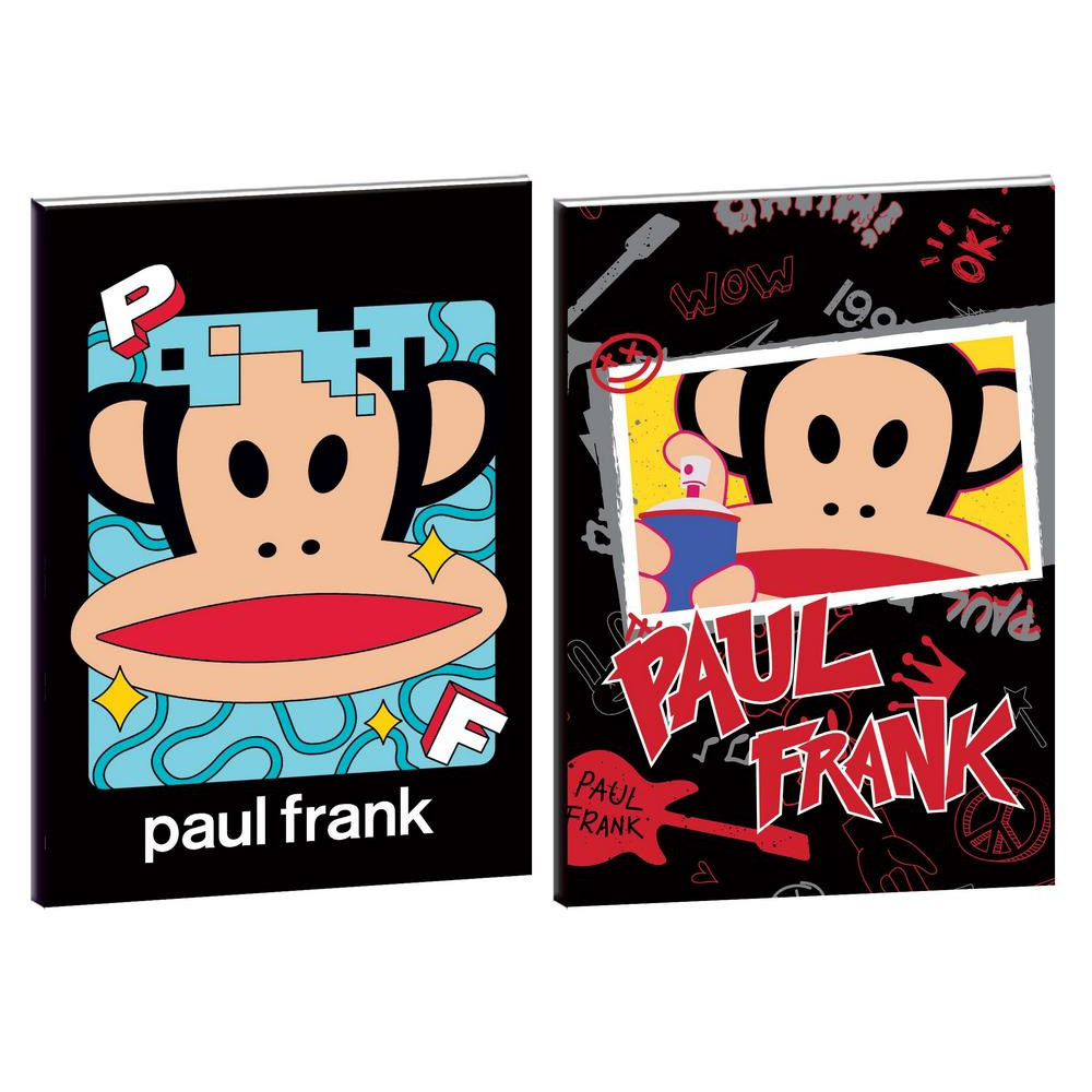 Τετράδιο καρφίτσα BMU Paul Frank Digital - Skate 17x25 40Φ.