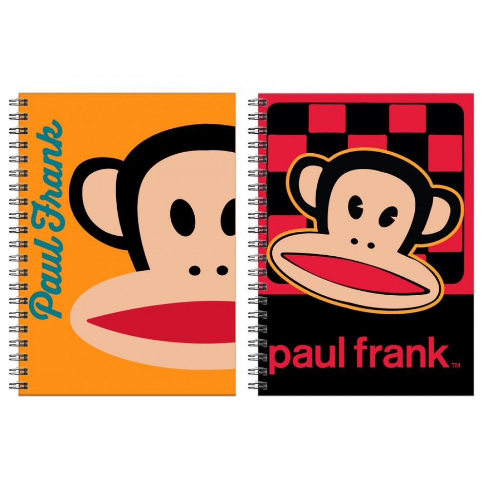 Τετράδιο σπιράλ Paul Frank Logo Boys - Party Fever 2 θεμάτων 17x25 70φ.