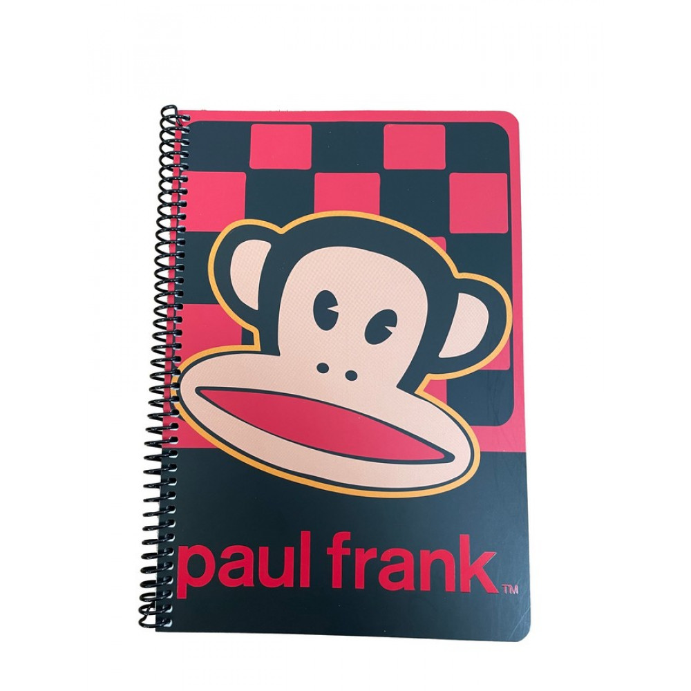 Τετράδιο σπιράλ Paul Frank Logo Boys - Party Fever 2 θεμάτων 17x25 70φ.