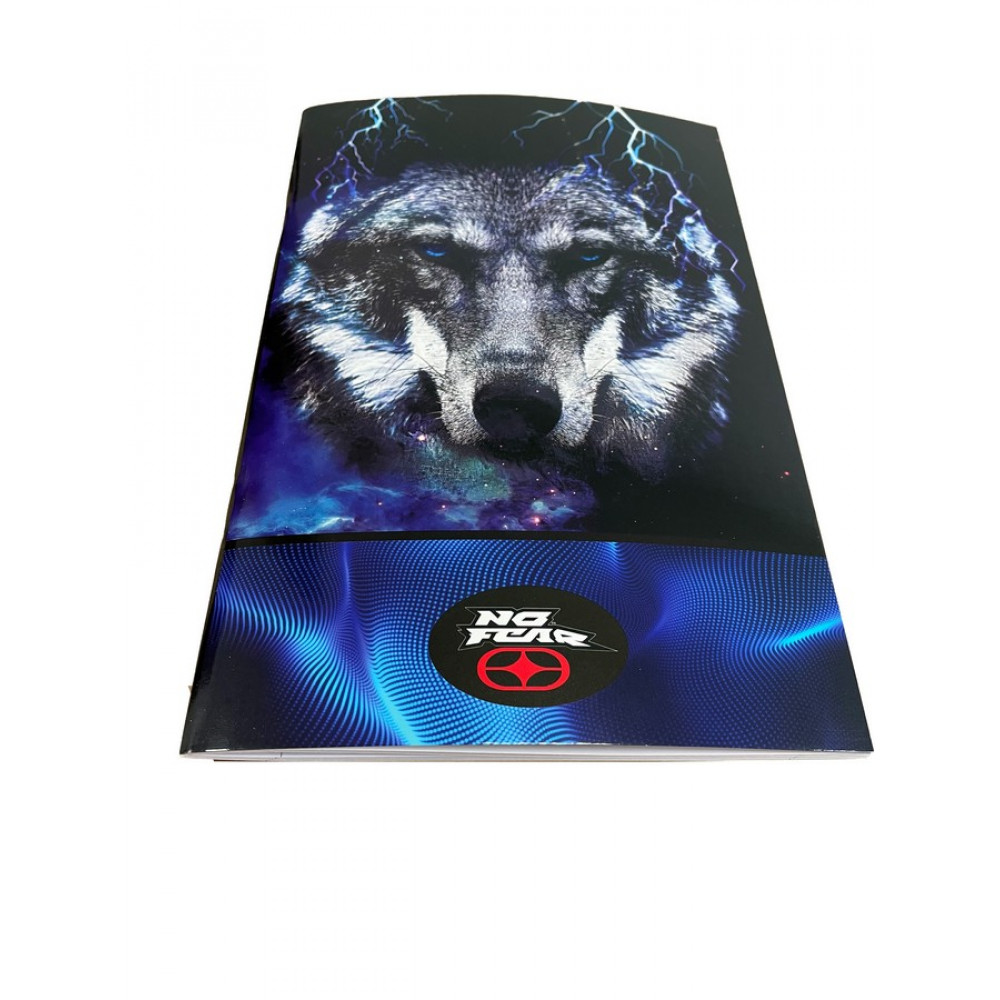 Τετράδιο καρφίτσα No Fear Night wolf - Just now17x25