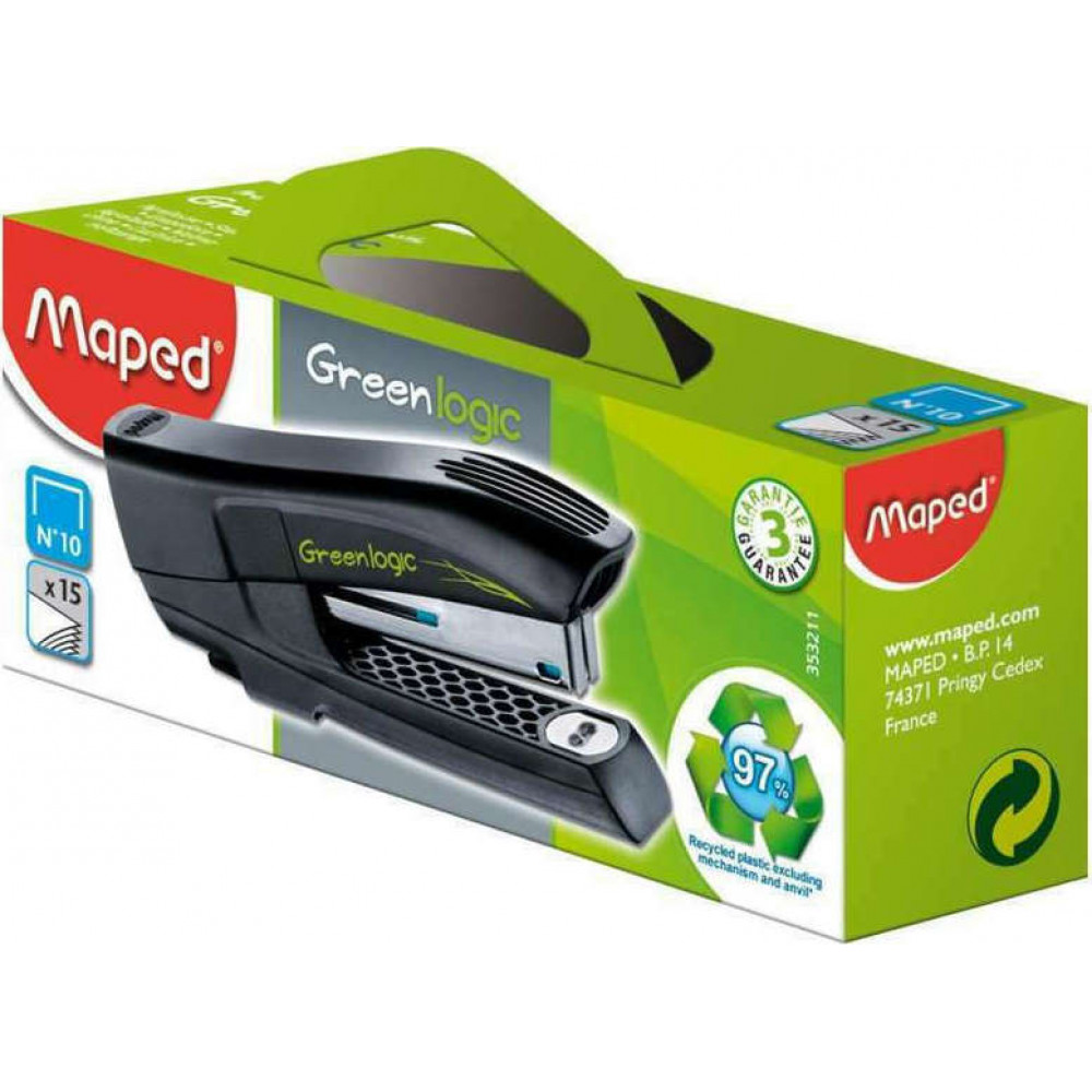 Συρραπτικό Maped greenlogic pocket No10 μαύρο 353211