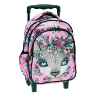 Τσάντα Νηπιαγωγείου Trolley BMU Pink Deer