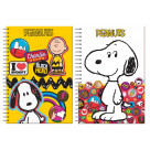 Τετράδιο σπιράλ BMU Peanuts Flair yellow - Flair red 2 θεμάτων 17x25 70φ.
