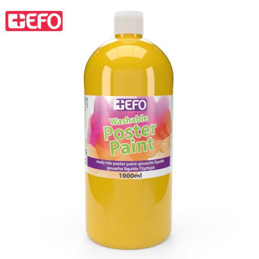 Τέμπερα +EFO Κίτρινο 1000ml 386502