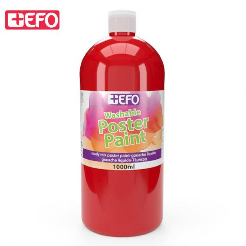 Τέμπερα +EFO Κόκκινο 1000ml 386505