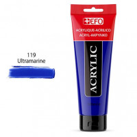 Ακρυλικό χρώμα +EFO Ultramarine 120ml 119