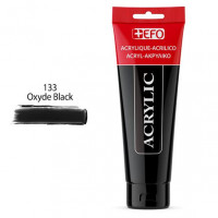 Ακρυλικό χρώμα +EFO Oxyde Black 120ml 133