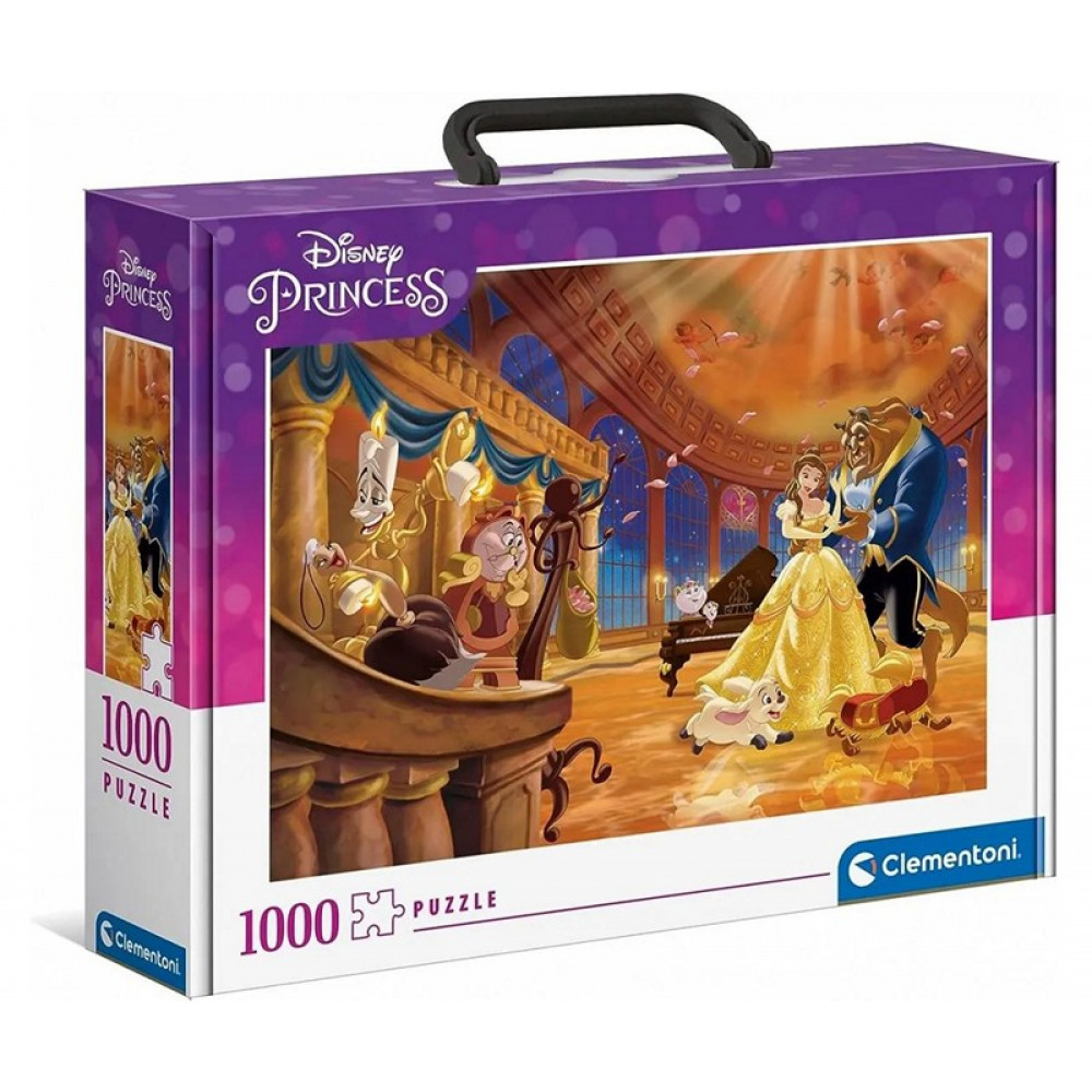 Παζλ Clementoni Disney Princess Suitcase 1000 τεμ