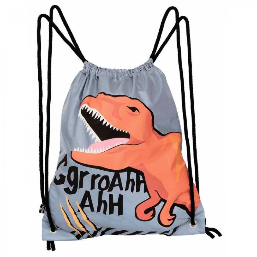 Σακίδιο πλάτης Moses Gymsack T-Rex γκρι 40237